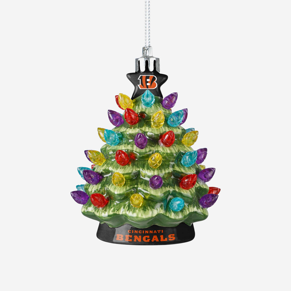 Cincinnati Bengals Ceramic Tree Ornament FOCO - FOCO.com