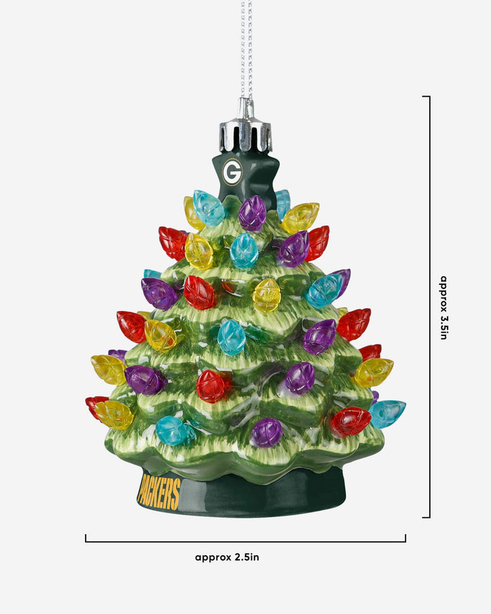 Green Bay Packers Ceramic Tree Ornament FOCO - FOCO.com