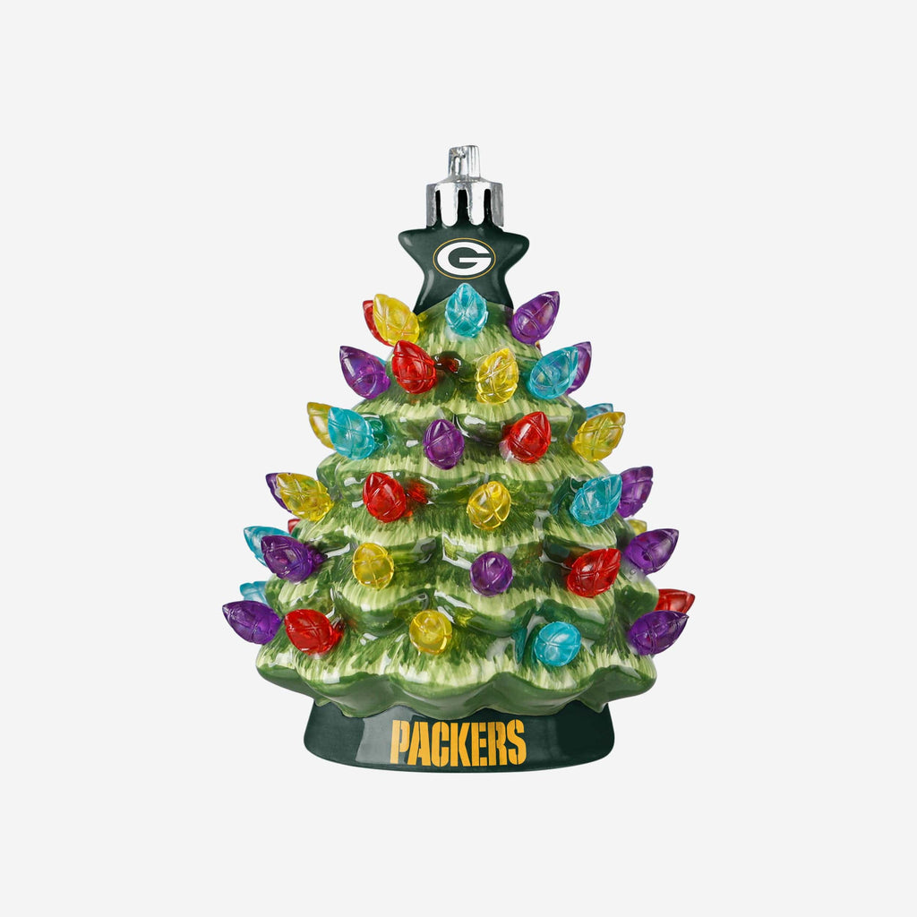 Green Bay Packers Ceramic Tree Ornament FOCO - FOCO.com