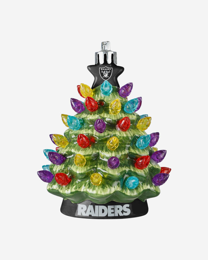 Las Vegas Raiders Ceramic Tree Ornament FOCO - FOCO.com