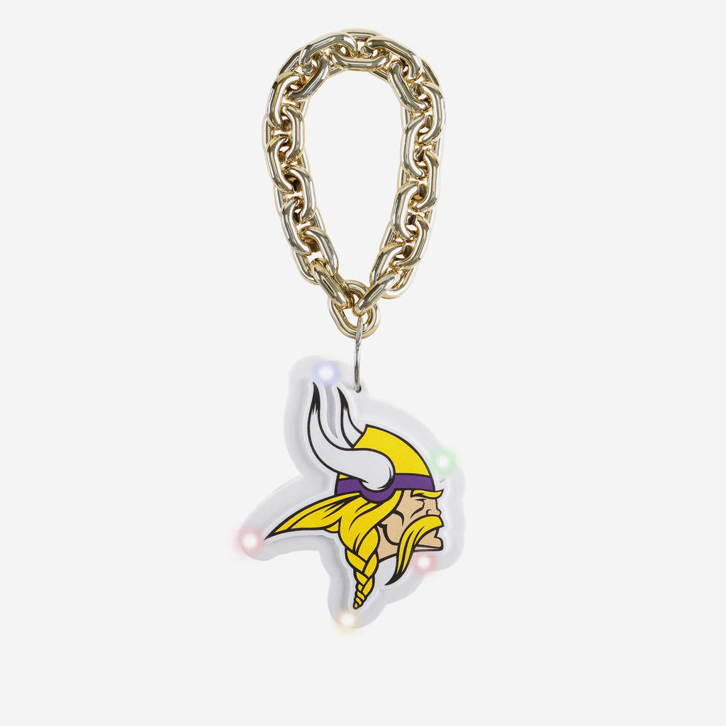 Minnesota Vikings Big Logo Light Up Chain Ornament FOCO - FOCO.com