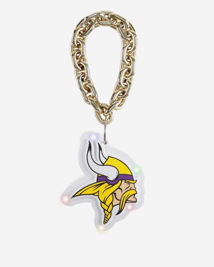 Minnesota Vikings Big Logo Light Up Chain Ornament FOCO - FOCO.com