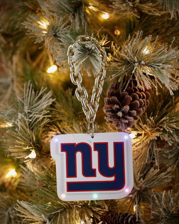 New York Giants Big Logo Light Up Chain Ornament FOCO - FOCO.com