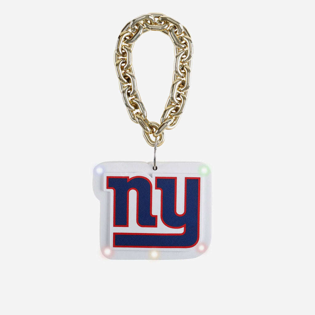 New York Giants Big Logo Light Up Chain Ornament FOCO - FOCO.com