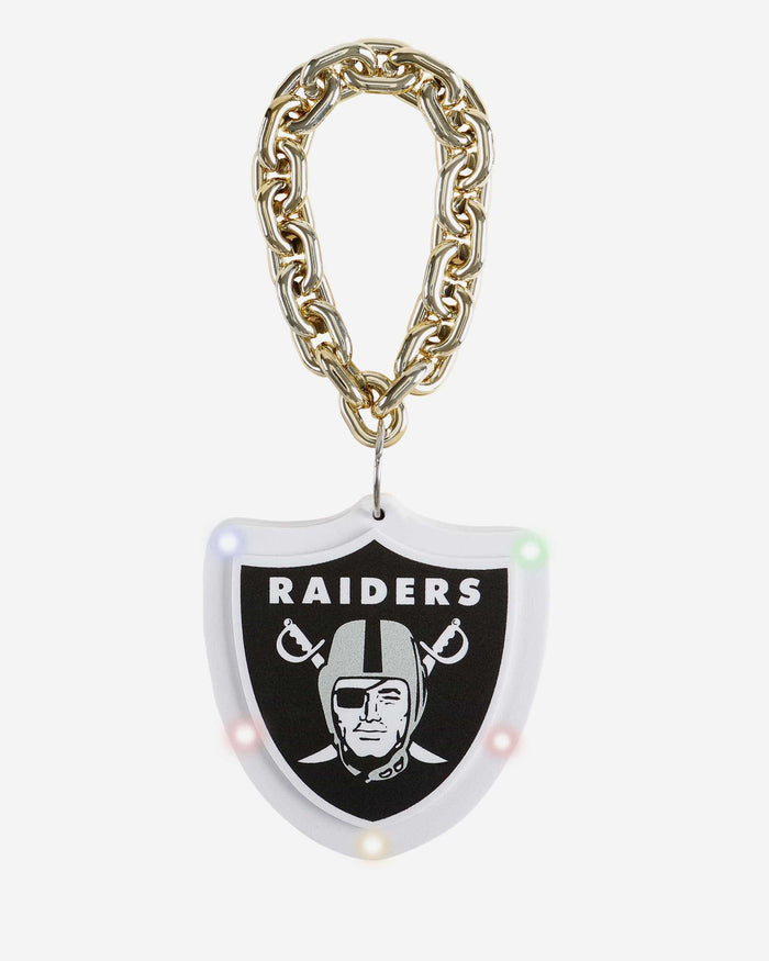 Las Vegas Raiders Big Logo Light Up Chain Ornament FOCO - FOCO.com