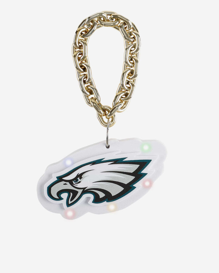 Philadelphia Eagles Big Logo Light Up Chain Ornament FOCO - FOCO.com