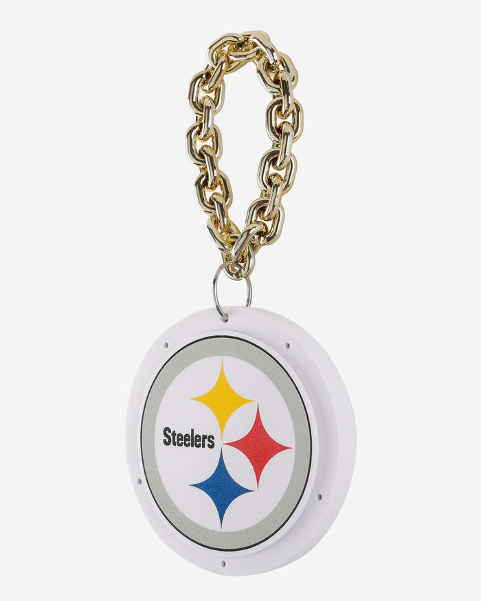 Pittsburgh Steelers Big Logo Light Up Chain Ornament FOCO - FOCO.com