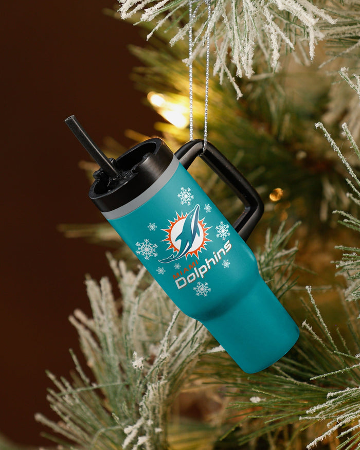 Miami Dolphins Tumbler Ornament FOCO - FOCO.com