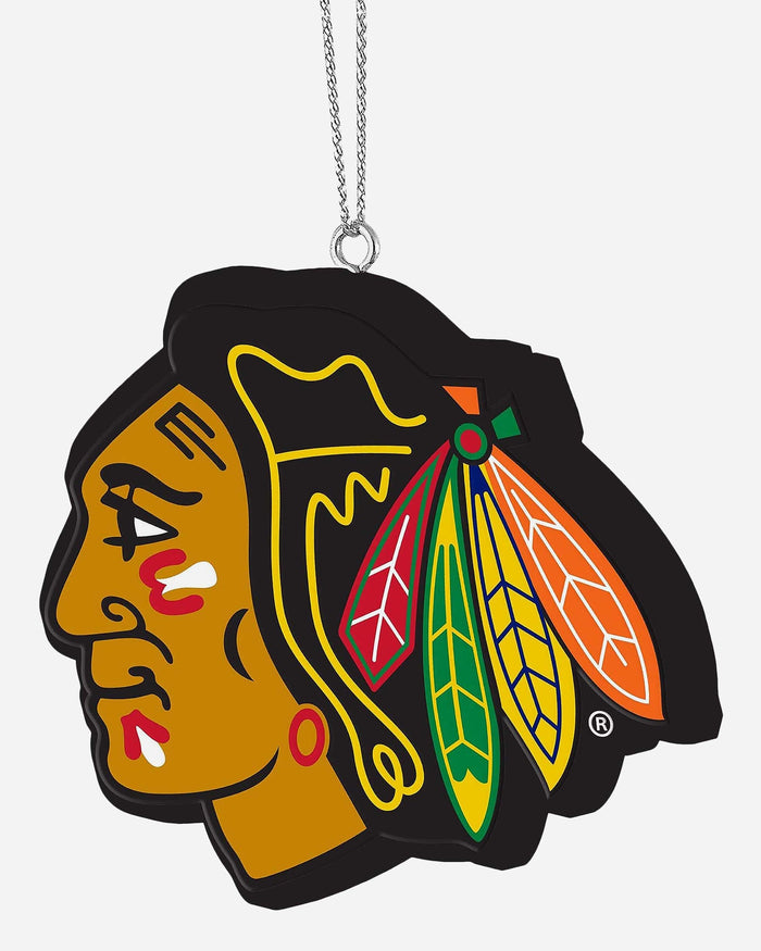 Chicago Blackhawks Resin Logo Ornament FOCO - FOCO.com