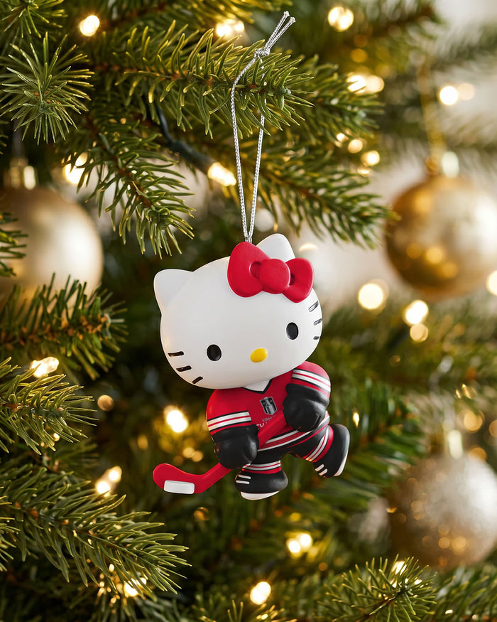 Carolina Hurricanes 2026 Stanley Cup Champions Hello Kitty® Resin Jersey Ornament FOCO - FOCO.com