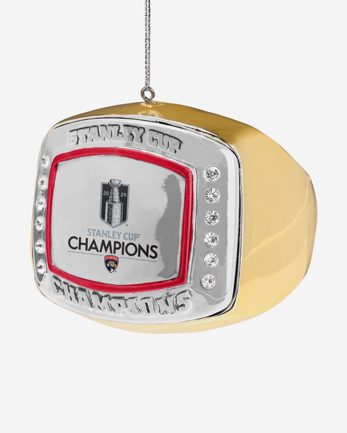 Florida Panthers 2024 Stanley Cup Champions Ring Ornament FOCO - FOCO.com