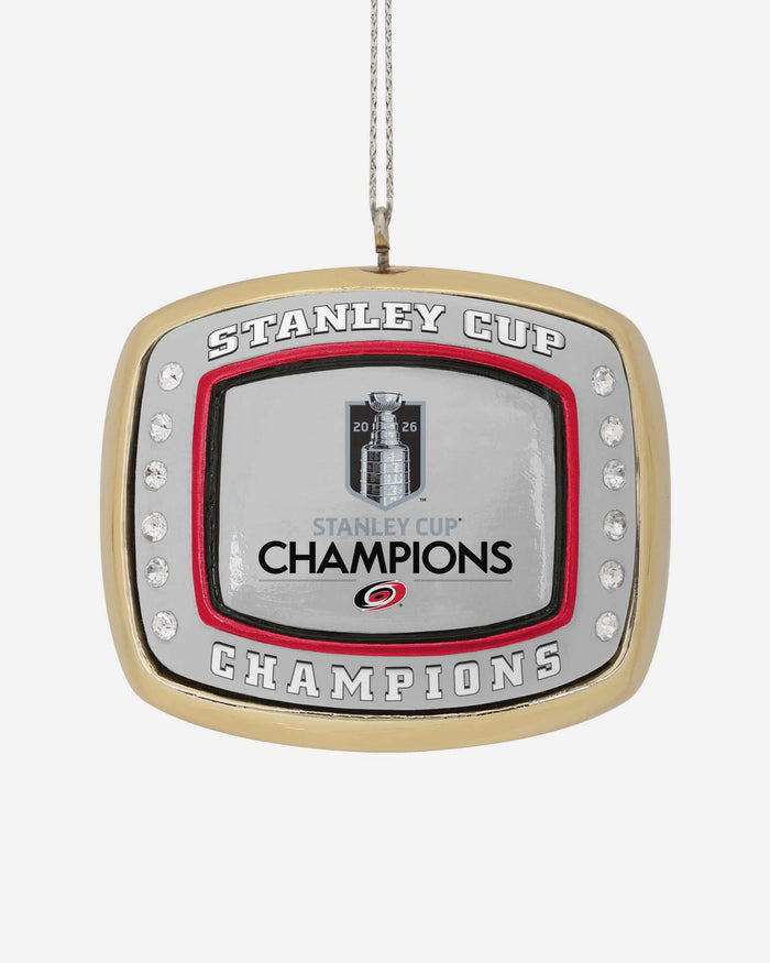 Carolina Hurricanes 2026 Stanley Cup Champions Ring Ornament FOCO - FOCO.com