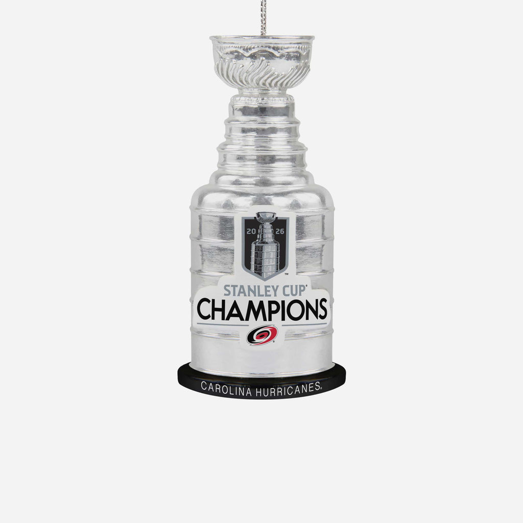 Carolina Hurricanes 2026 Stanley Cup Champions Trophy Ornament FOCO - FOCO.com
