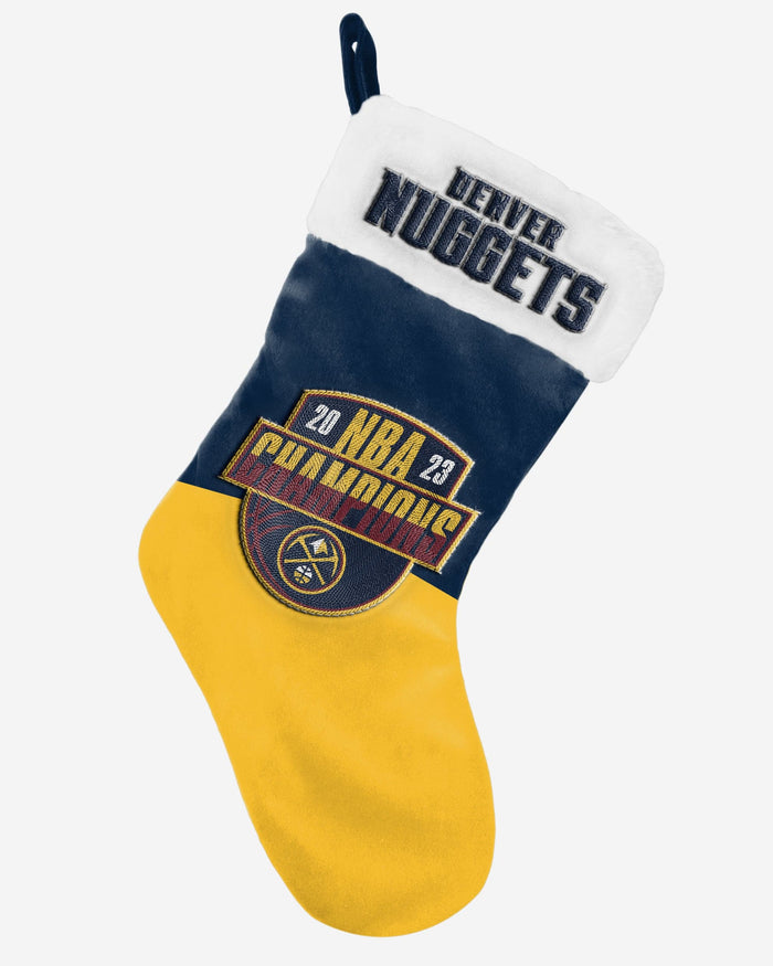 Denver Nuggets 2023 NBA Champions Basic Stocking FOCO - FOCO.com