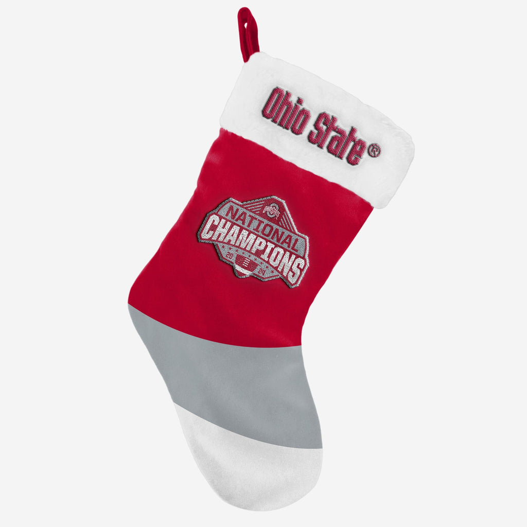 Ohio State Buckeyes 2024 Football National Champions Stocking FOCO - FOCO.com