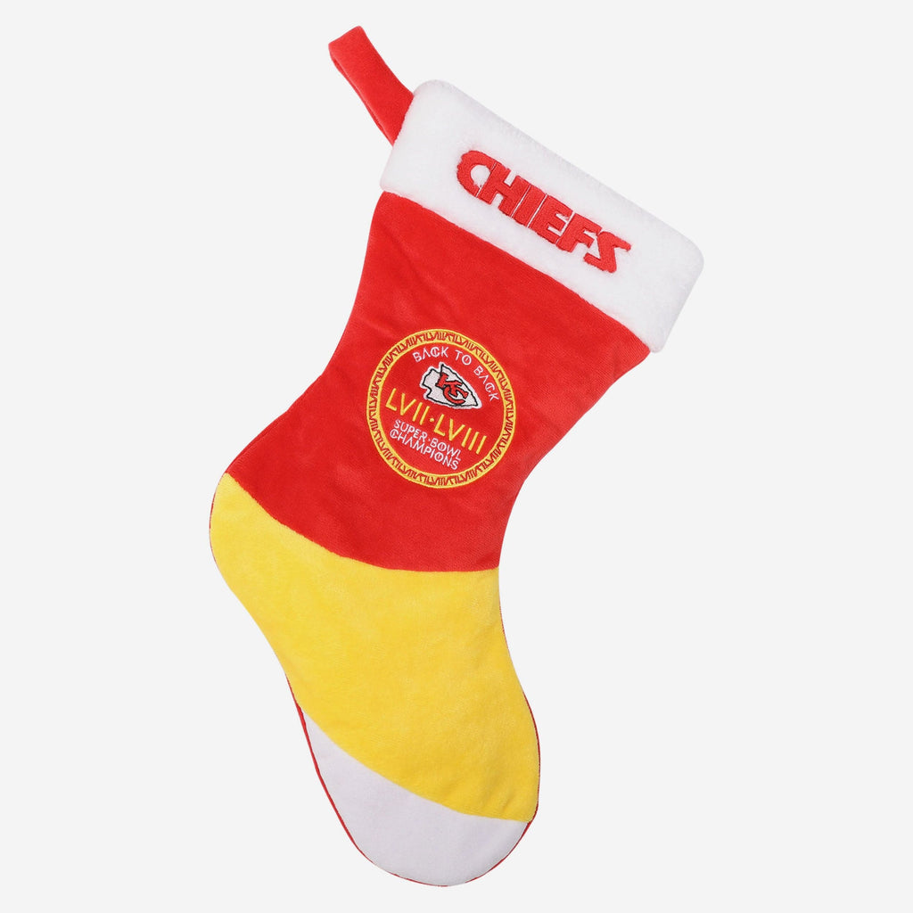 Kansas City Chiefs Super Bowl LVIII Champions Stocking FOCO - FOCO.com