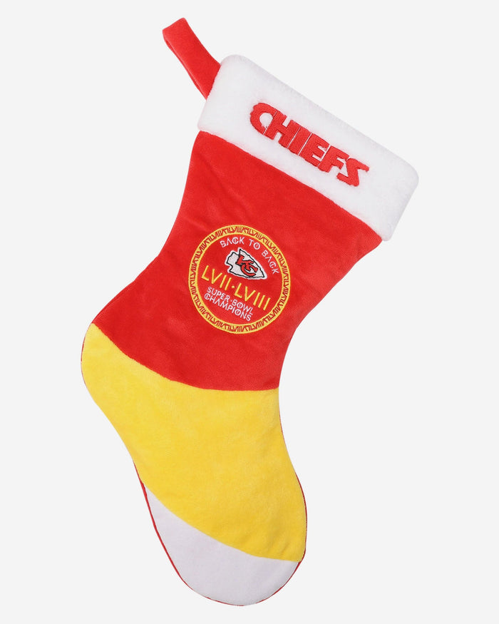 Kansas City Chiefs Super Bowl LVIII Champions Stocking FOCO - FOCO.com