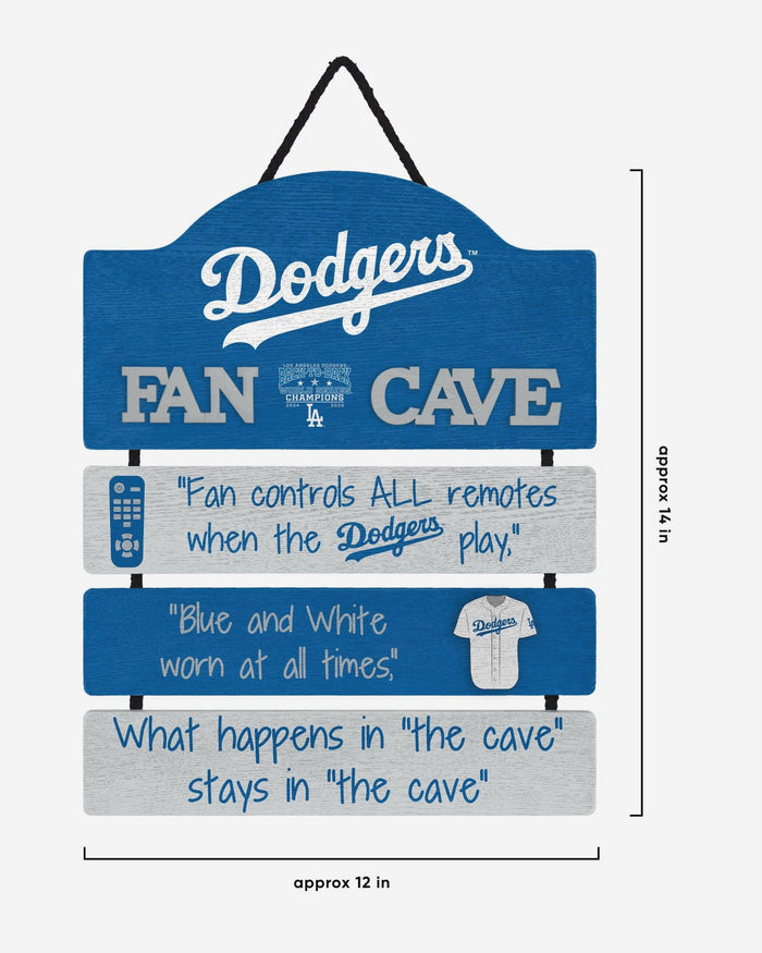 Los Angeles Dodgers 2025 Back To Back World Series Champions Fancave Sign FOCO - FOCO.com
