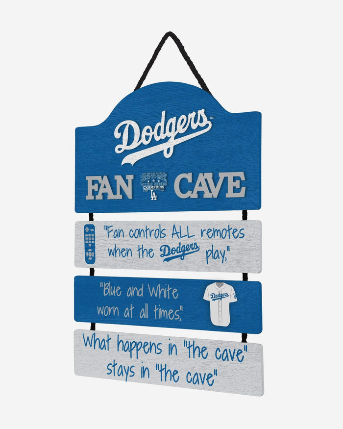 Los Angeles Dodgers 2025 Back To Back World Series Champions Fancave Sign FOCO - FOCO.com