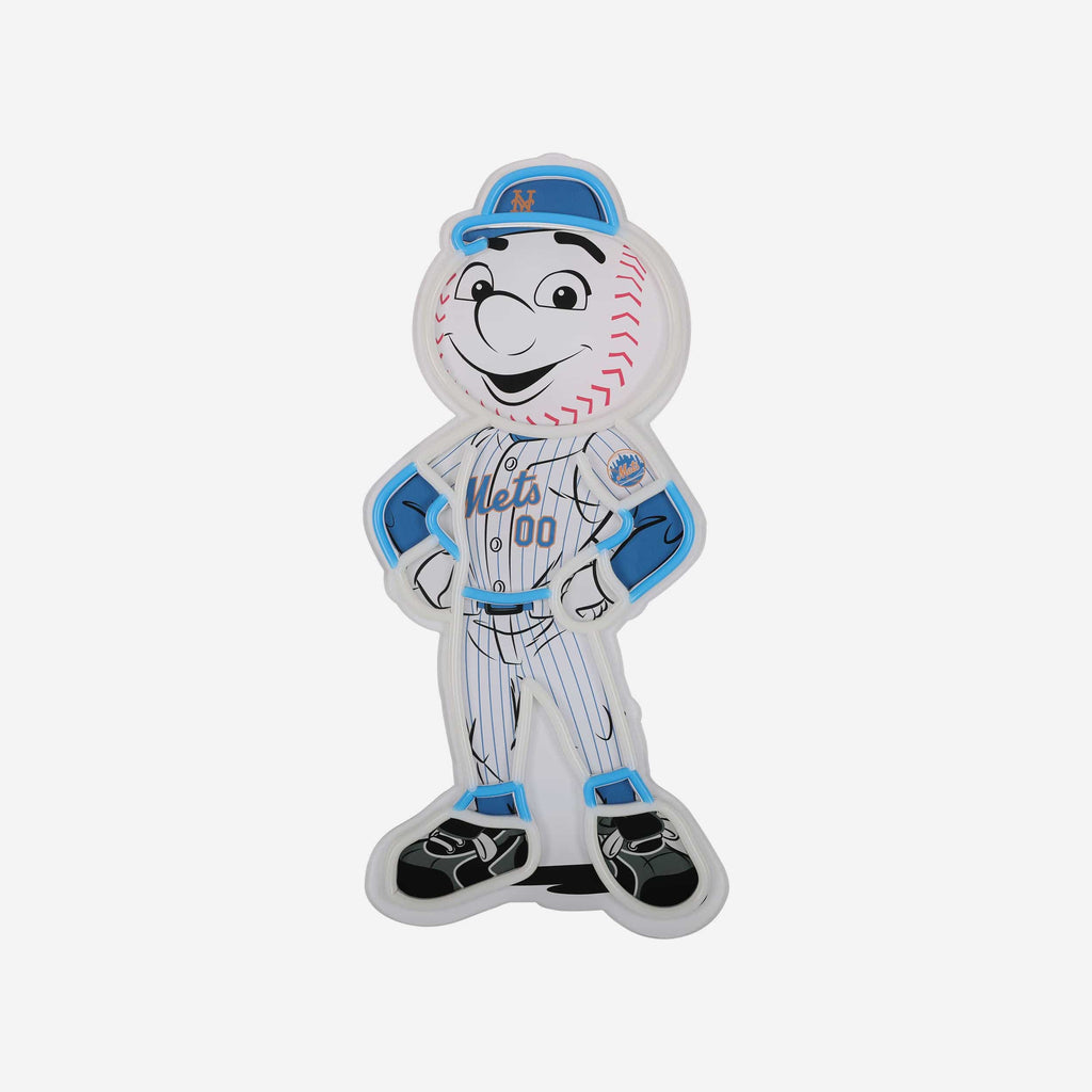 Mr Met New York Mets LED Neon Light Up Mascot Sign FOCO - FOCO.com