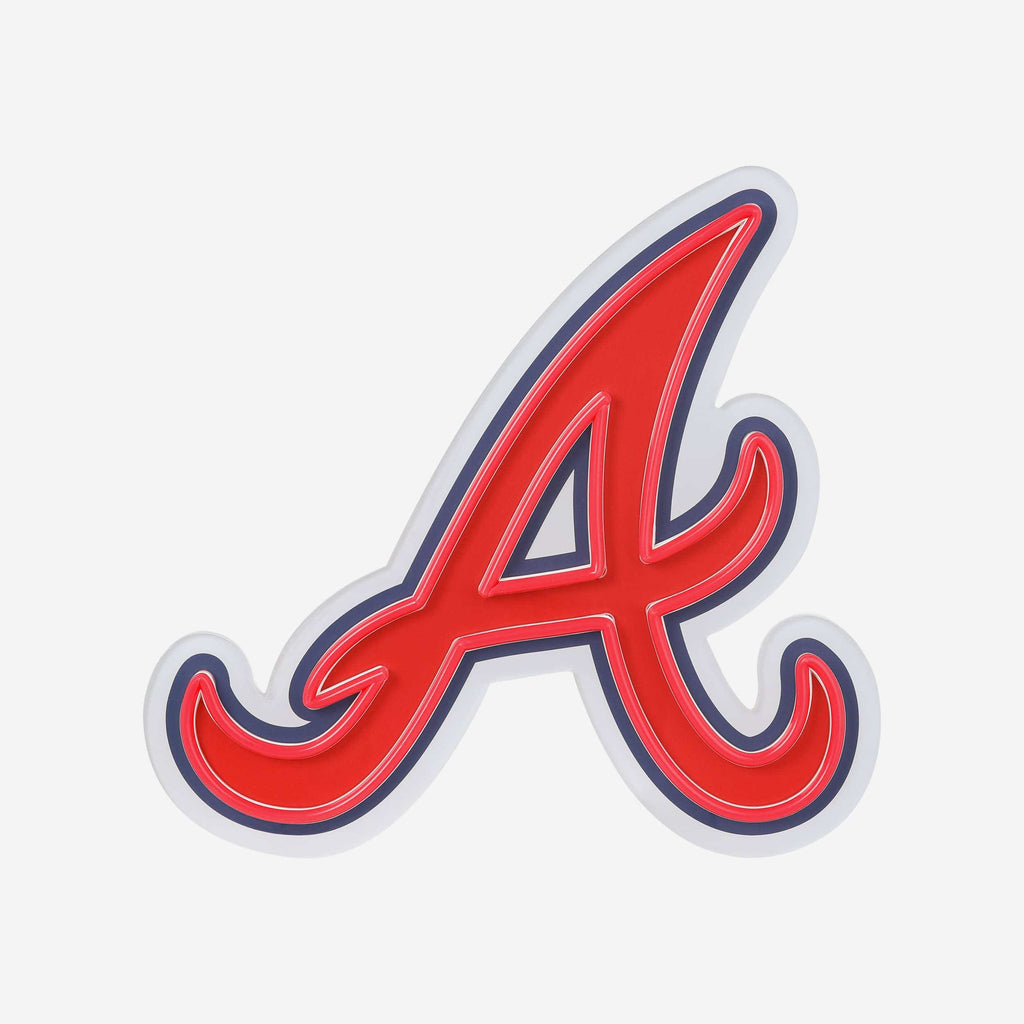 Atlanta Braves LED Neon Light Up Team Logo Sign FOCO - FOCO.com