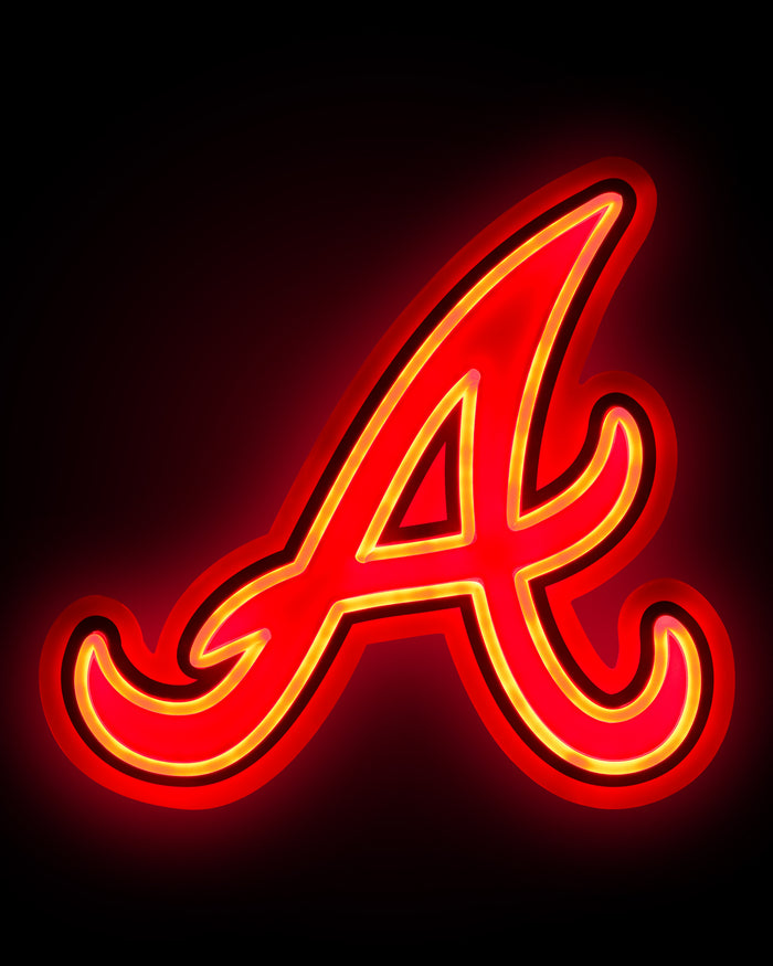 Atlanta Braves LED Neon Light Up Team Logo Sign FOCO - FOCO.com