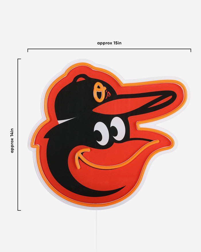 Baltimore Orioles LED Neon Light Up Team Logo Sign FOCO - FOCO.com