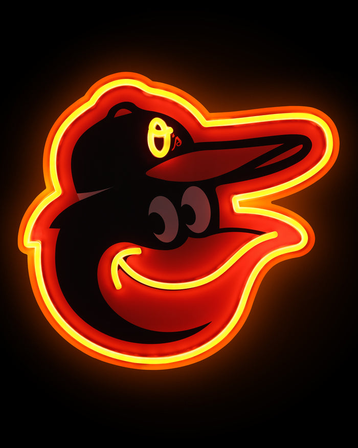 Baltimore Orioles LED Neon Light Up Team Logo Sign FOCO - FOCO.com