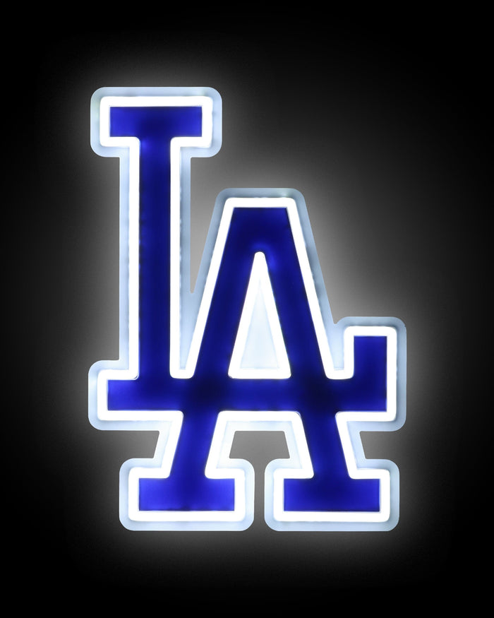 Los Angeles Dodgers LED Neon Light Up Team Logo Sign FOCO - FOCO.com