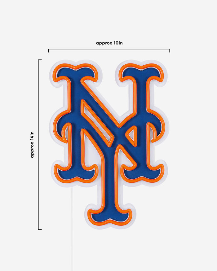 New York Mets LED Neon Light Up Team Logo Sign FOCO - FOCO.com