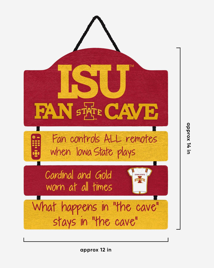 Iowa State Cyclones Fancave Sign FOCO - FOCO.com