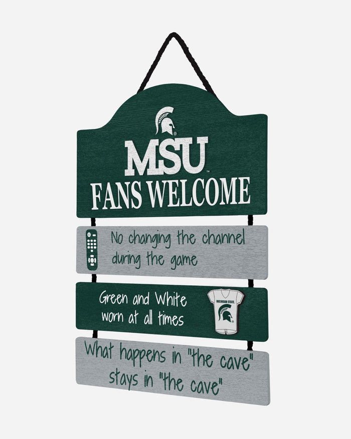 Michigan State Spartans Fancave Sign FOCO - FOCO.com