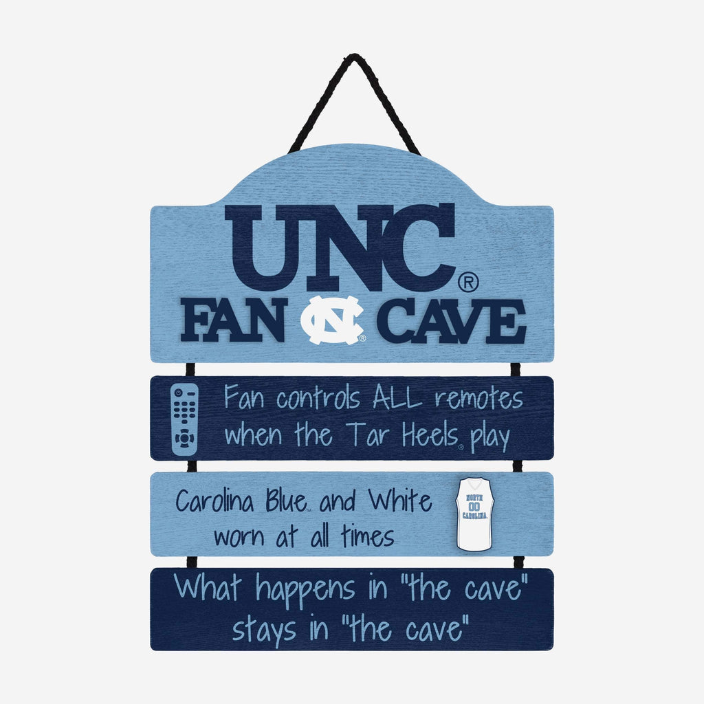 North Carolina Tar Heels Fancave Sign FOCO - FOCO.com