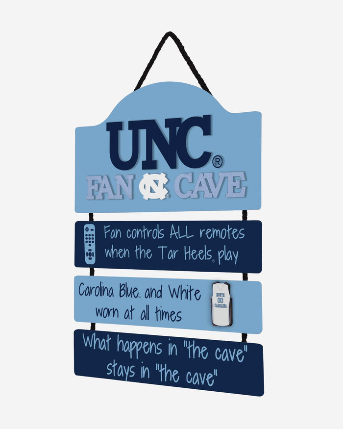 North Carolina Tar Heels Fancave Sign FOCO - FOCO.com