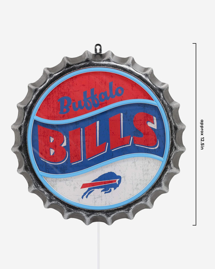 Buffalo Bills LED Neon Backlit Bottle Cap Wall Sign FOCO - FOCO.com