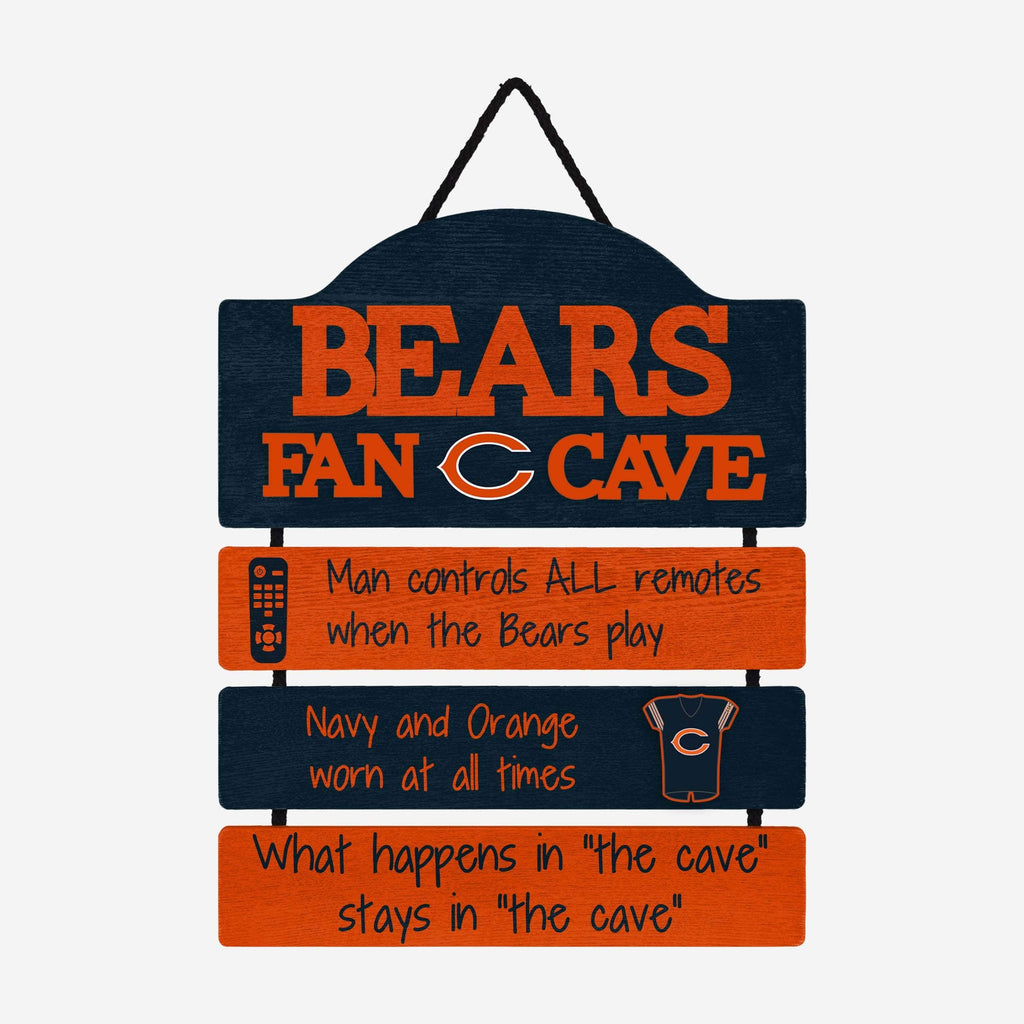 Chicago Bears Fancave Sign FOCO - FOCO.com