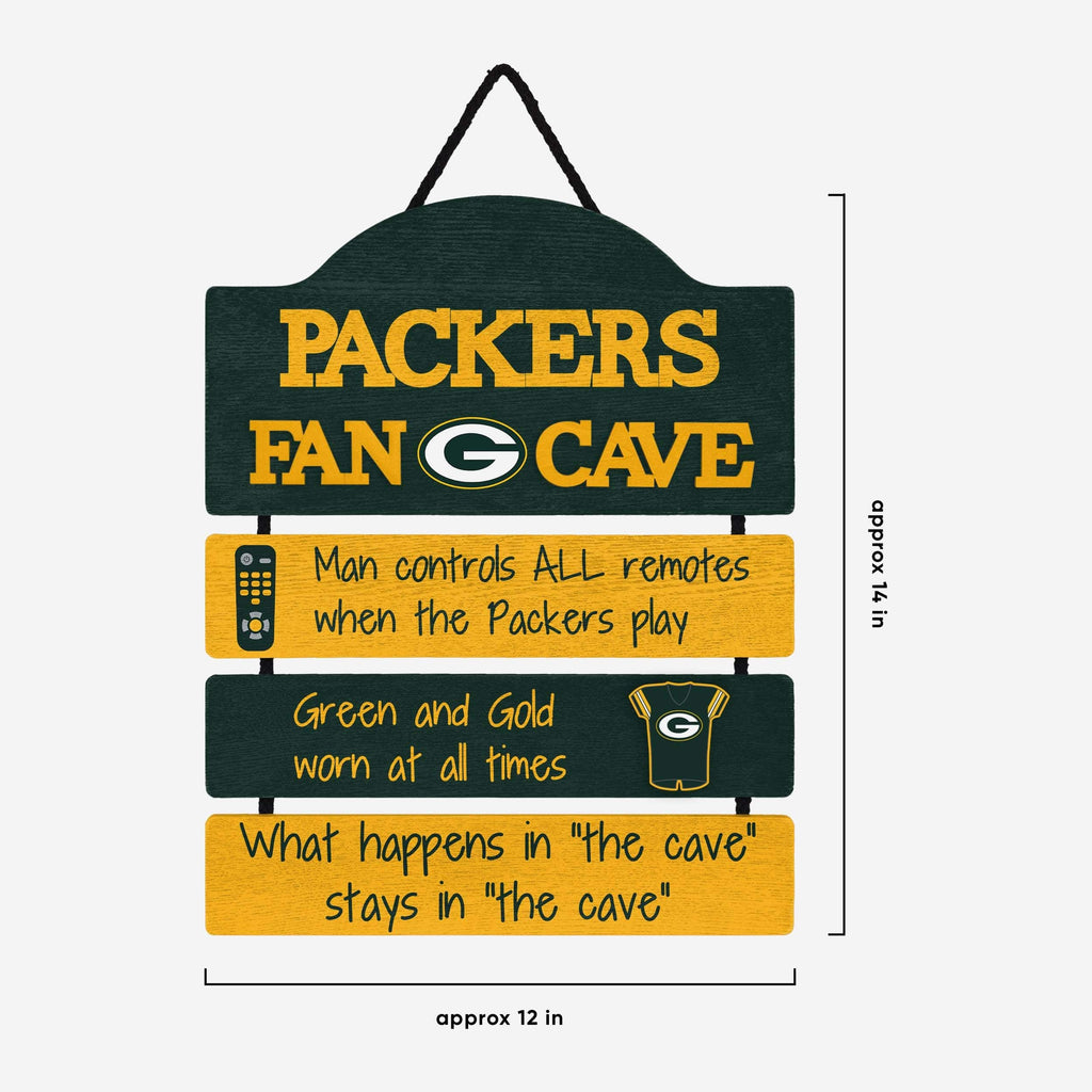 Packer Fan Signs Green Bay Packers Fancave Sign FOCO
