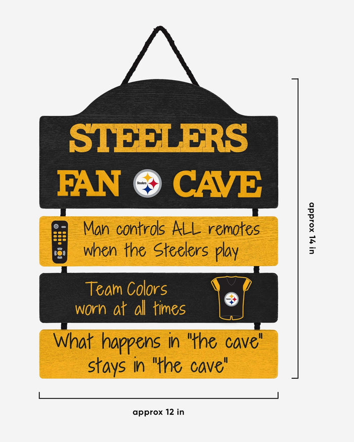 Pittsburgh Steelers Fancave Sign FOCO - FOCO.com