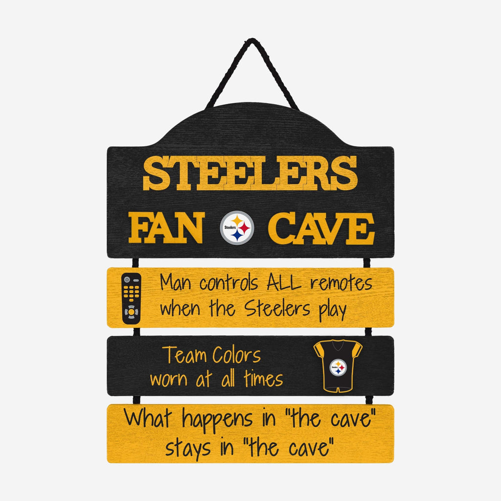 Pittsburgh Steelers Fancave Sign FOCO - FOCO.com