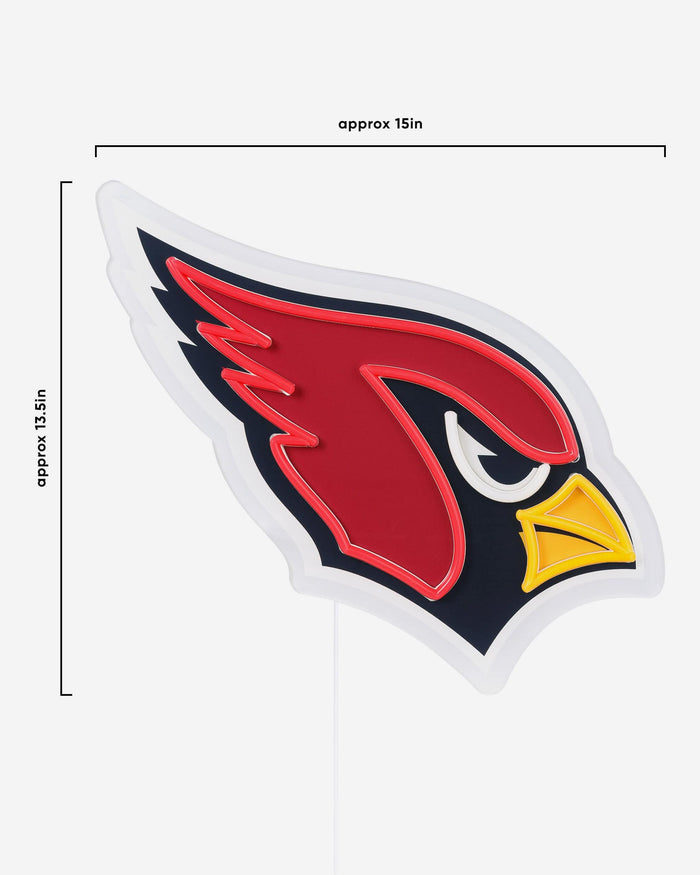 Arizona Cardinals LED Neon Light Up Team Logo Sign FOCO - FOCO.com