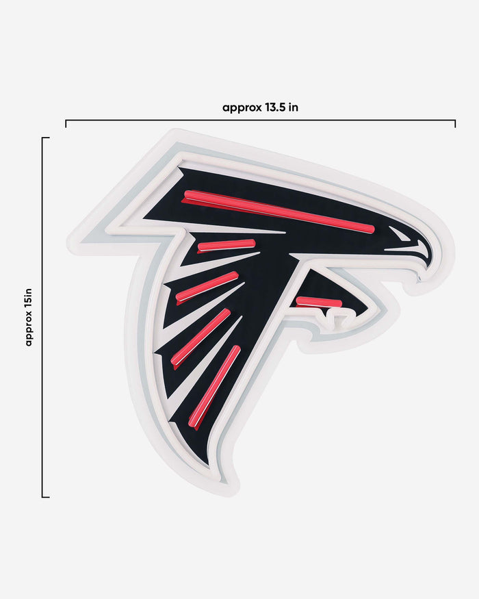 Atlanta Falcons LED Neon Light Up Team Logo Sign FOCO - FOCO.com