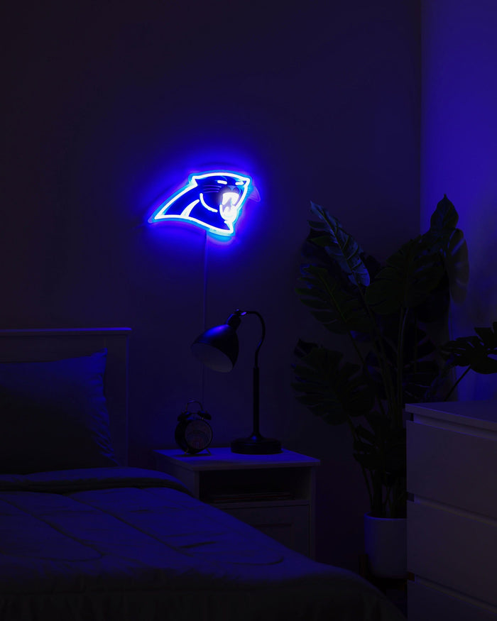 Carolina Panthers LED Neon Light Up Team Logo Sign FOCO - FOCO.com