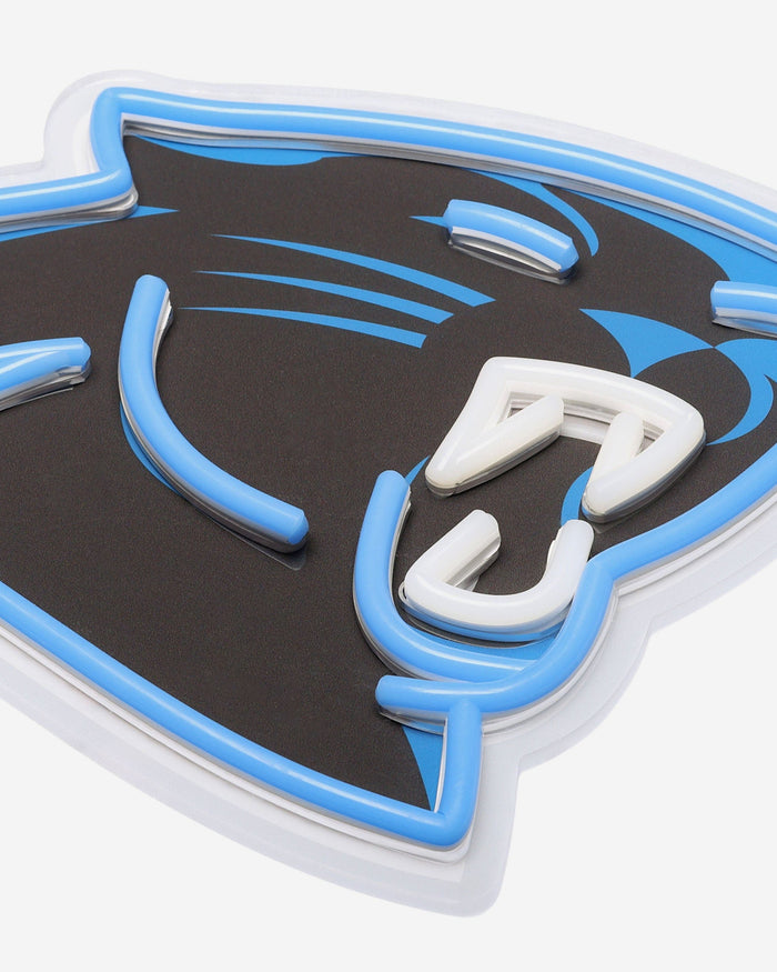 Carolina Panthers LED Neon Light Up Team Logo Sign FOCO - FOCO.com