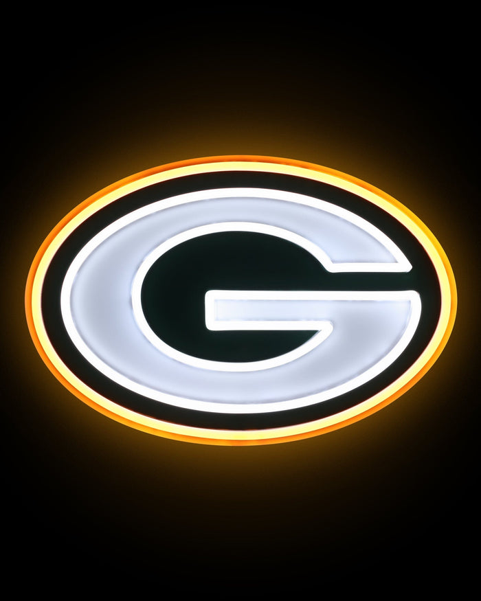 Green Bay Packers LED Neon Light Up Team Logo Sign FOCO - FOCO.com