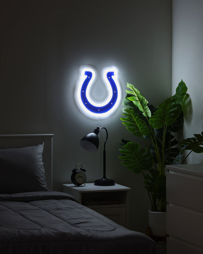 Indianapolis Colts LED Neon Light Up Team Logo Sign FOCO - FOCO.com