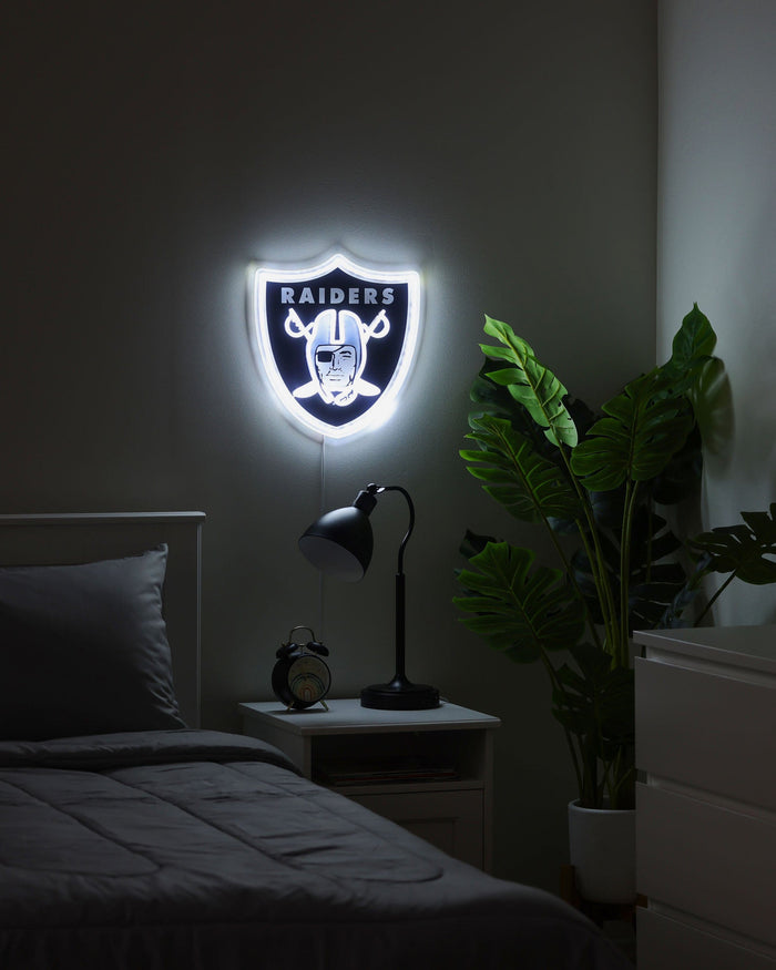 Las Vegas Raiders LED Neon Light Up Team Logo Sign FOCO - FOCO.com