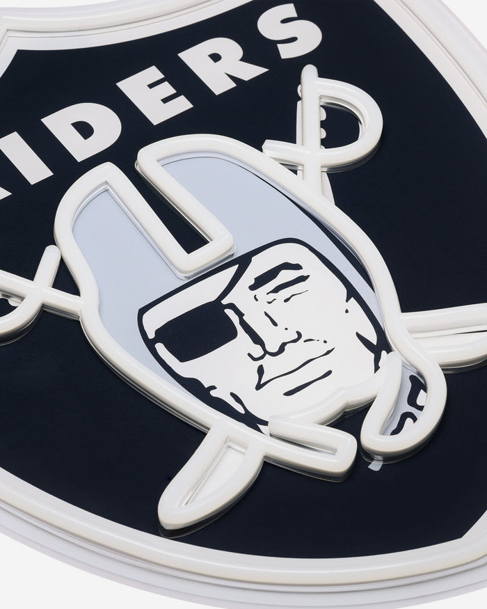 Las Vegas Raiders LED Neon Light Up Team Logo Sign FOCO - FOCO.com