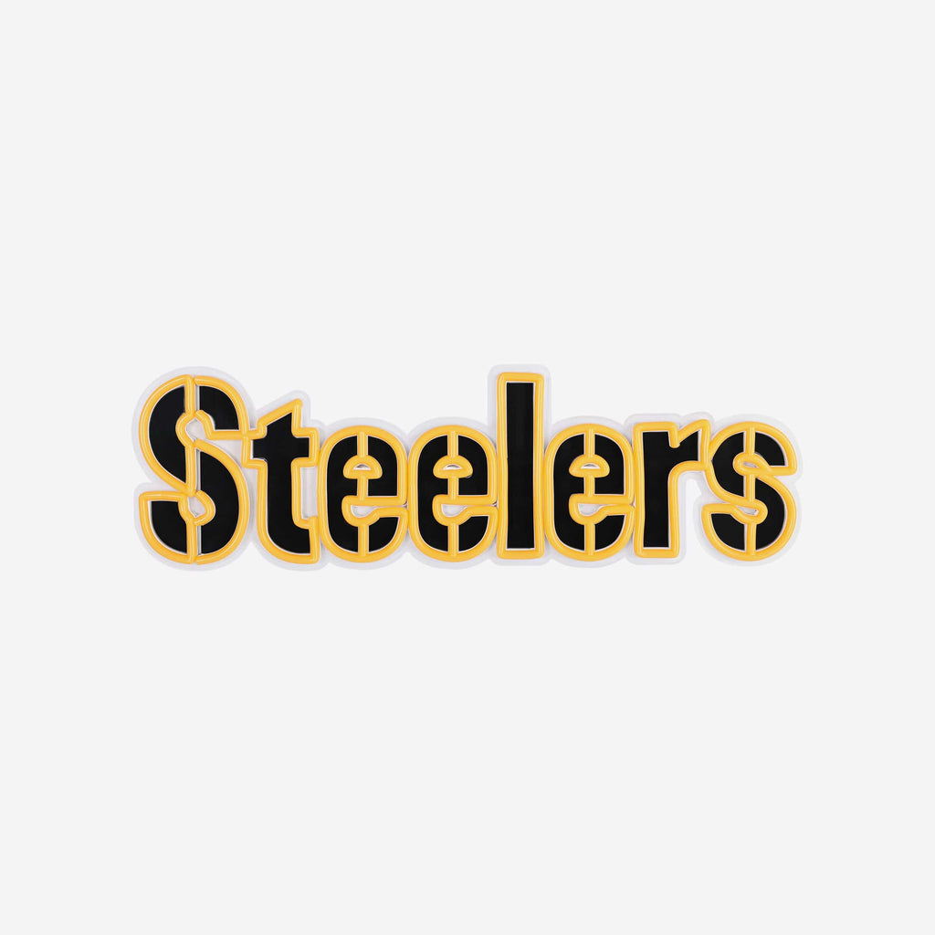 Pittsburgh Steelers LED Neon Light Up Team Logo Sign FOCO - FOCO.com