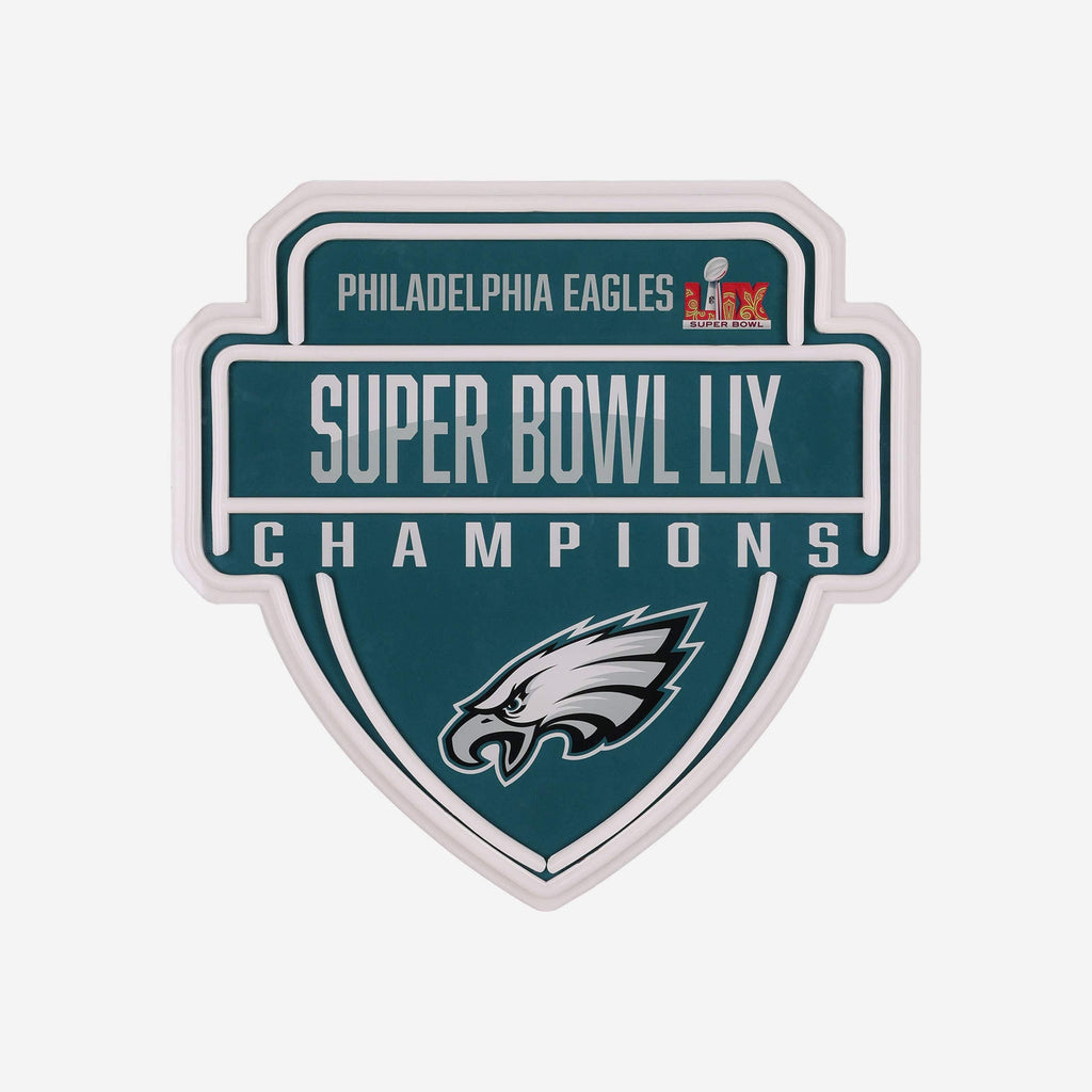 Philadelphia Eagles Super Bowl LIX Champions Neon Sign FOCO - FOCO.com