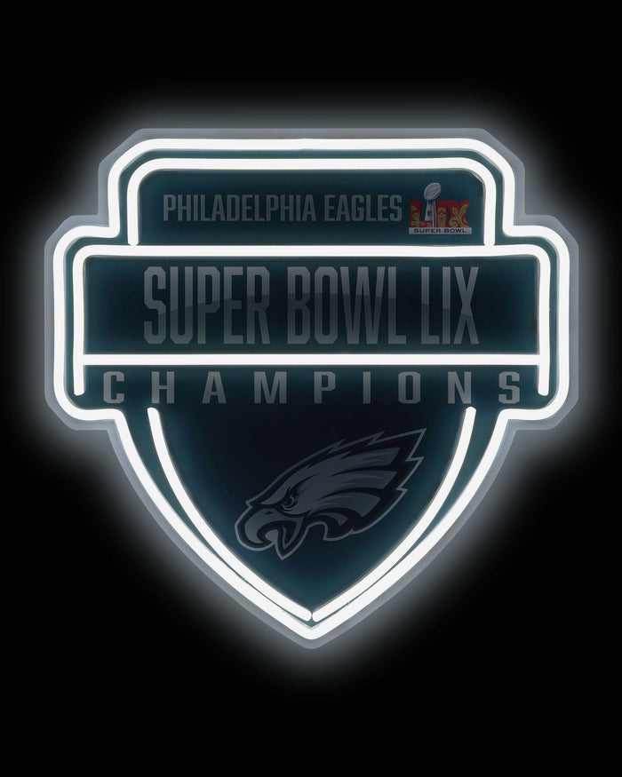 Philadelphia Eagles Super Bowl LIX Champions Neon Sign FOCO - FOCO.com